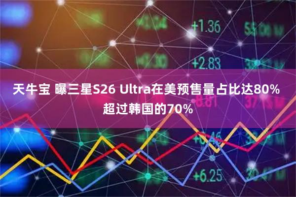 天牛宝 曝三星S26 Ultra在美预售量占比达80% 超过韩国的70%