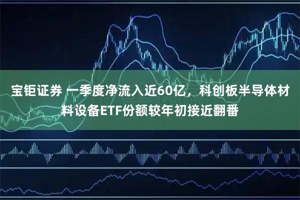 宝钜证券 一季度净流入近60亿，科创板半导体材料设备ETF份额较年初接近翻番